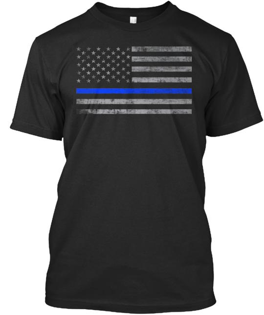 Law Enforcement Flag T-Shirt