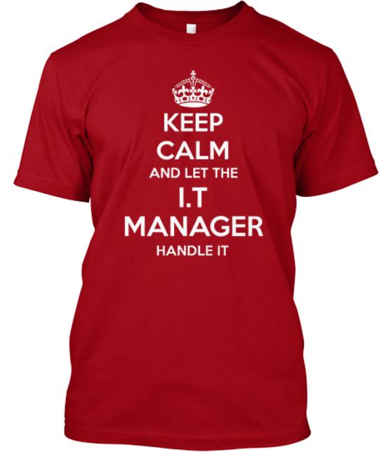 Information Technology Manager T-Shirt