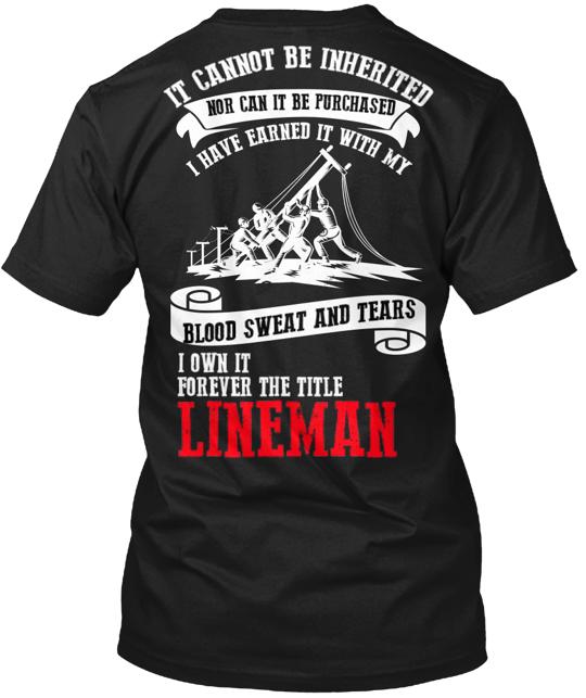 lineman For Life T-Shirt