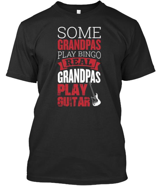 Real Grandpas Play Guitar T-Shirt