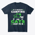 Camping Cats Count Me In T-Shirt