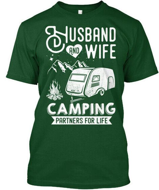Camping - Husband/wife Partners For Life T-Shirt