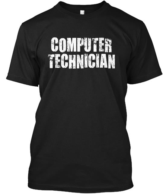 Computer Technician Job Title T-Shirt