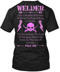 Front And Back Ladies Welder T-Shirt