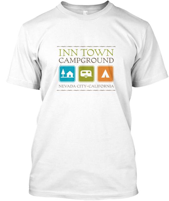 Inn Town Campground Men's White T-Shirt