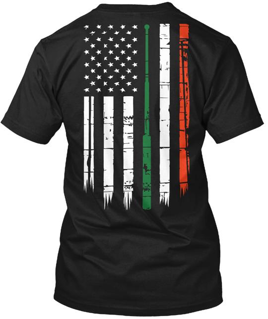 Men's Irish American Police Asp T-Shirt