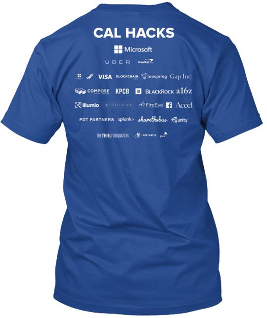 Cal Hacks Attendee Campaign T-Shirt