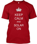 Keep Calm Ans Solar On T-Shirt