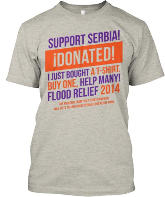 Serbia Flood Relief Campaign T-Shirt