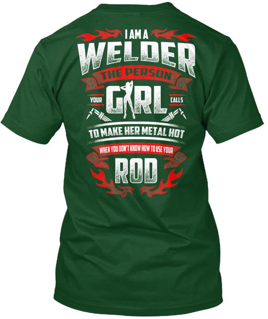 I Am Welder Hot Rod T-Shirt