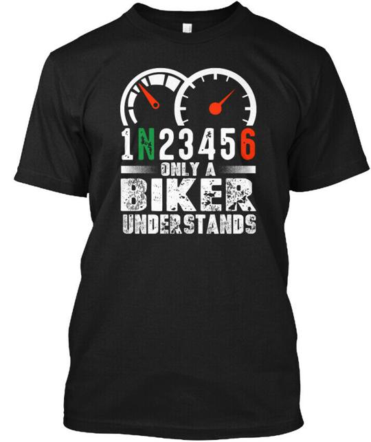'-rmb 1 N 2 3 4 5 6 Only A Biker Understands T-Shirt