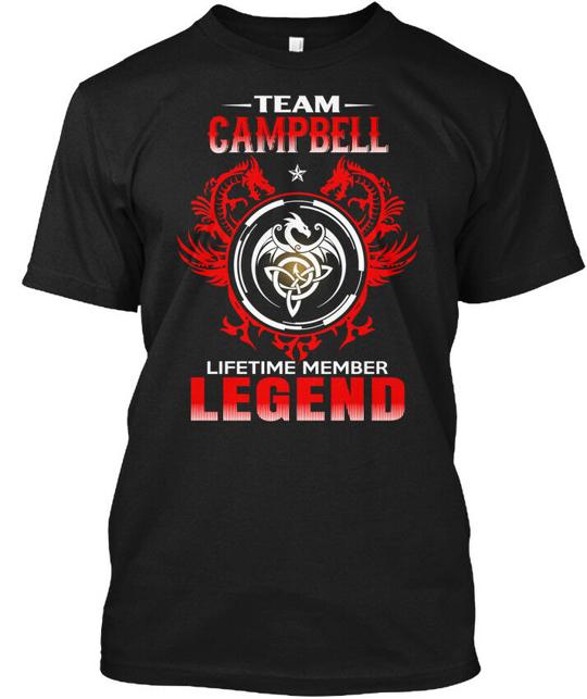 Team Campbell Lifetime Member Legend T-Shirt