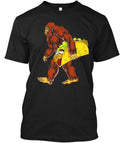 Bigfoot Sasquatch Carrying Taco T Funny Camping Gifts T-Shirt