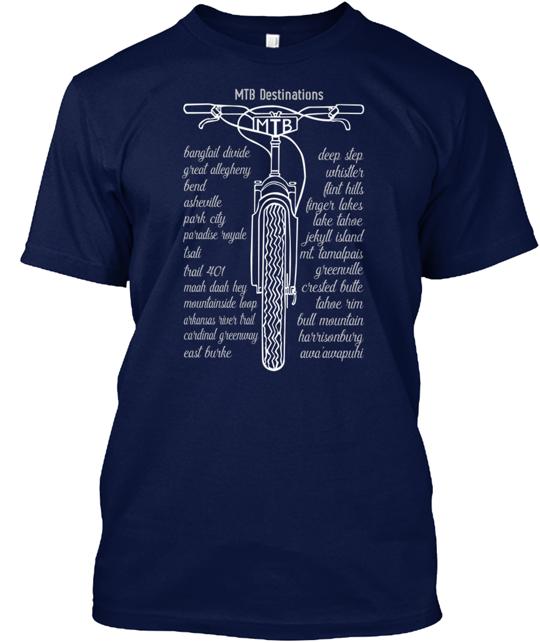 MTB: Mountain Bike Destinations T-Shirt