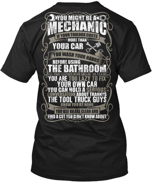 Mechanic Bathroom T-Shirt