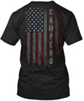 Campero Family American Flag T-Shirt