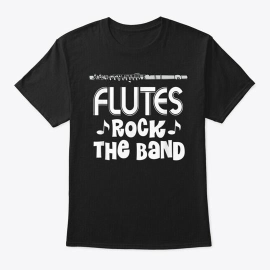 Flute Music T Marching bands Camp F T-Shirt