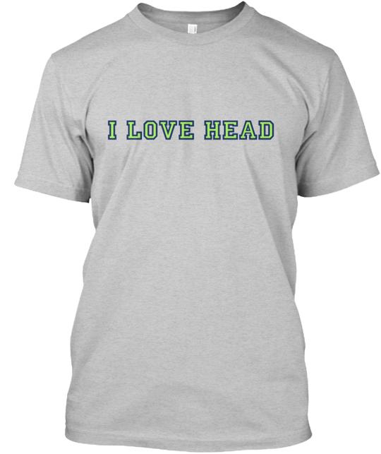 Larry Flamingo I Love Head T-Shirt