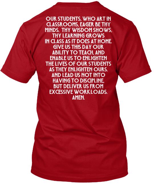 Teachers This Prayer Is For You T-Shirt
