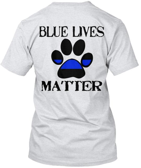 K9 Police Dog Fund Blue Lives Matter T-Shirt