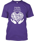 Middle School Teacher Full Heart T-Shirt