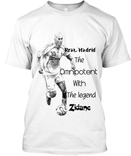 Support the campaign Madrid coach Zidane T-Shirt