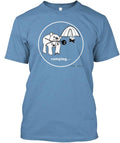 Stickmenindanger Com Presents Camping T-Shirt
