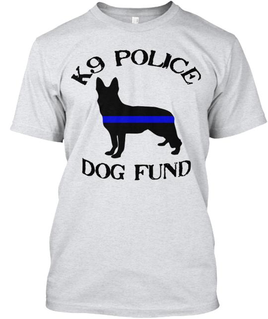 K9 Police Dog Fund Blue Lives Matter T-Shirt