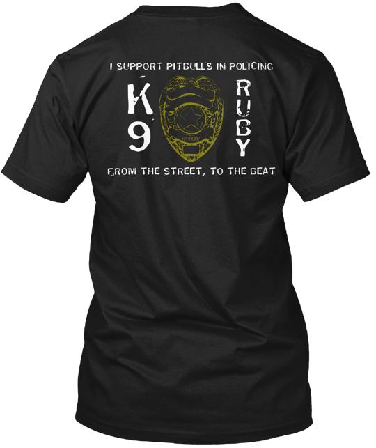 Pitbull Police K9 Ruby T-Shirt