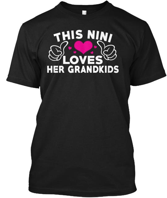 This Nini Loves Her Grandkids T-Shirt