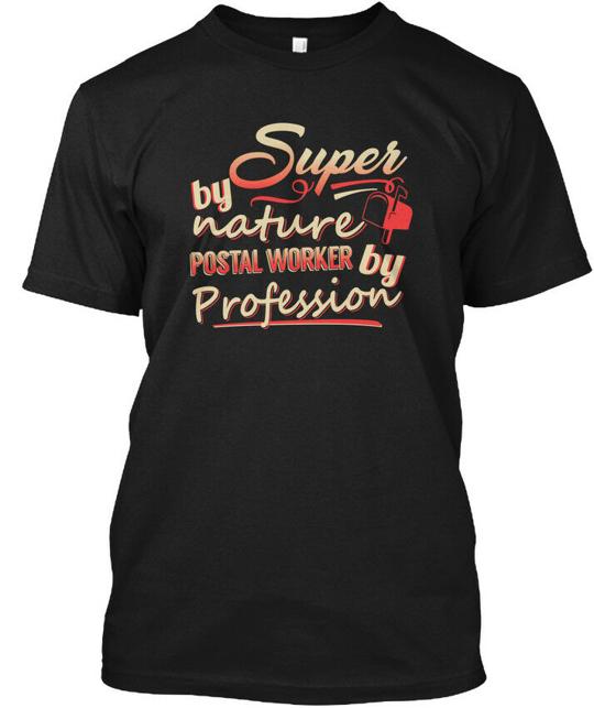 Postal Worker-female Super By Nature Worker T-Shirt