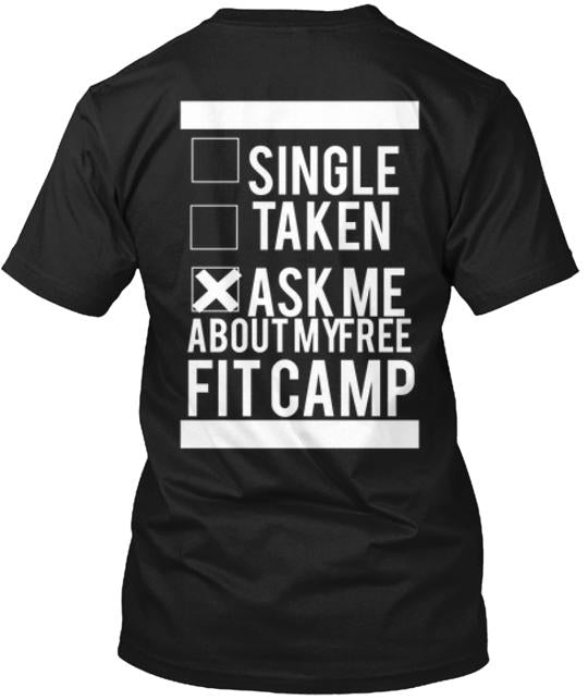 Single Taken Fit Camp T-Shirt