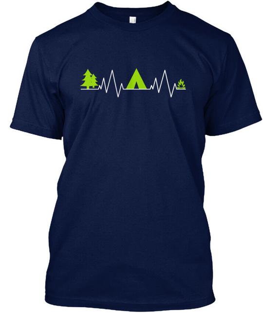 Camper Heartbeat Camping T-Shirt