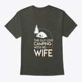 Camping Husband Loves With Wife T-Shirt