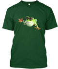 Funny Nature-loving Frog In Goggles T-Shirt