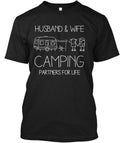 Camping Partners For Life - Husband & Wife T-Shirt