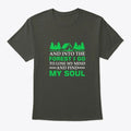 Hiking Camping Outdoor Into Forest Lose T-Shirt