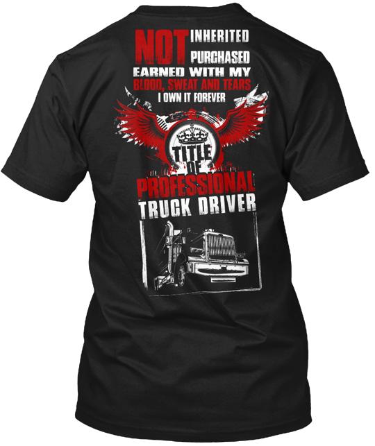 Professional Truck Driver T-Shirt