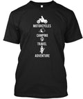 Motorcyclescampingtraveladventurelogo Motorcycles T-Shirt