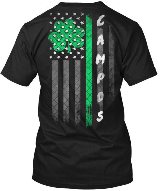 Campos Lucky Family Clover Flag T-Shirt