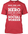 Save A Life Social Worker T-Shirt