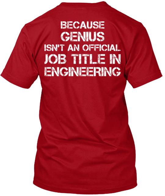 Why Do They Call You Chemical Engineer T-Shirt