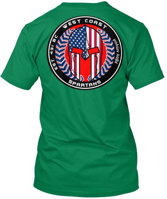 American Pride West Coast Spartans T-Shirt