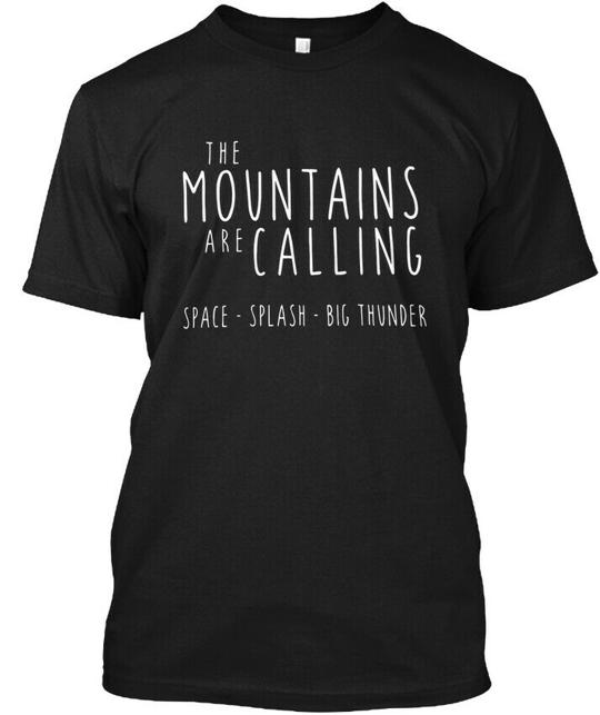 The Mountains Are Calling Space T-Shirt