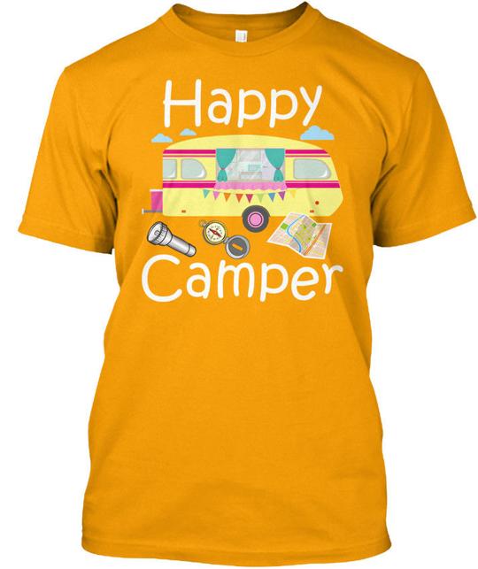 Happy Camper Camping Family Gift - T-Shirt