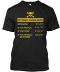 Mechanic Labor Rates T-Shirt