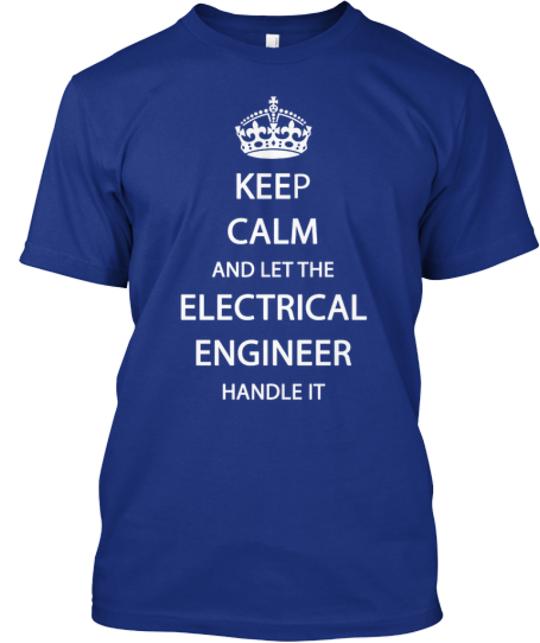 Electrical Engineer 'keep Calm' T-Shirt