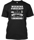 Weekend Forecast Camping With T--s T-Shirt