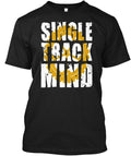 Single Track Mind Mountain Bike Brain T- T-Shirt