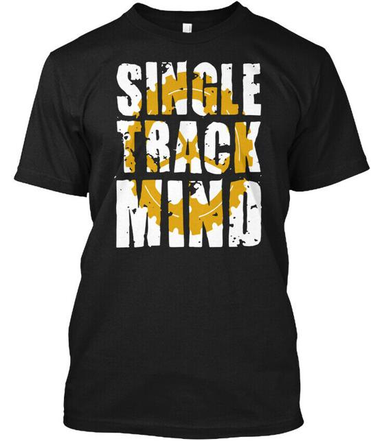 Single Track Mind Mountain Bike Brain T- T-Shirt